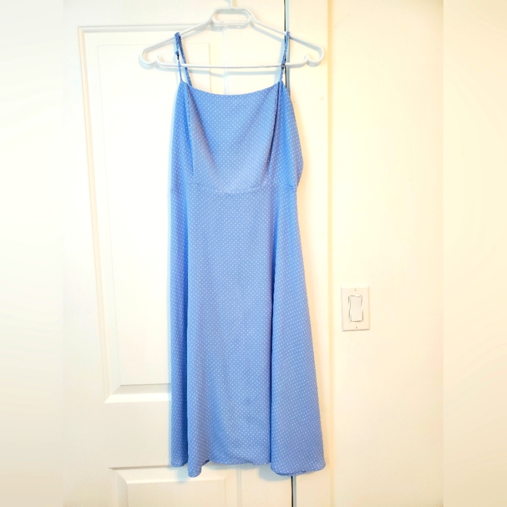 🌟3 for $25- Light blue polka dot dress